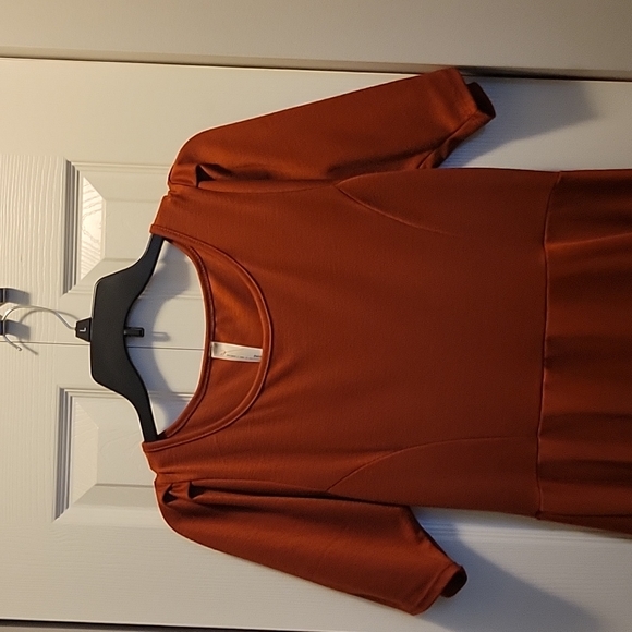 Rust Fall Dress - Picture 2 of 5